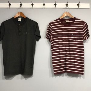 2 Abercrombie & Fitch Muscle T- Shirts